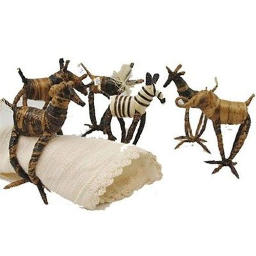 Banana Fiber Napkin Rings Handmade and Fair Trade